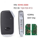 2018-2021 Kia Stinger / 4-Button Smart Key / PN: 95440-J5000 / TQ8-FOB-4F15 (AFTERMARKET)